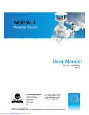 Gill MetPak II User Manual