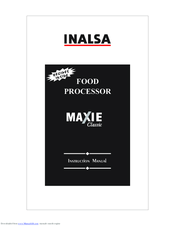 Inalsa MAXIE classic Instruction Manual