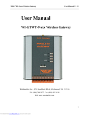 Weidmuller WI-GTWY-9-xxx Series User Manual