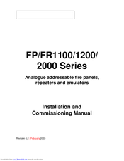 Interlogix FR 1100 Series Installation And Commissioning Manual
