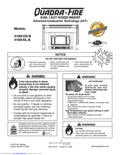 Quadra-Fire 4100-I ACT Manual