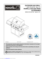 Nexgrill 730-0778E Instruction Manual