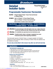 Braeburn 5310 Installer's Manual