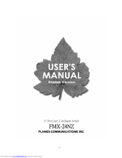 Planex FMX-24NZ User Manual