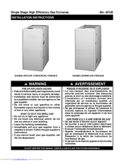 Heat Controller GUH80A Installation Instructions Manual