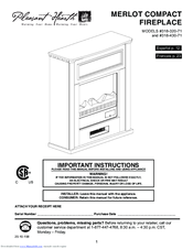 Pleasant hearth 318-320-71 Instructions For Intallation
