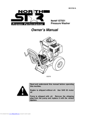North Star 157551 Owner's Manual