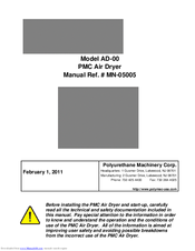 PMC AD-00 Service Manual