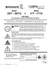 Schwank ITT - ITTU Installation And Owner's Manual