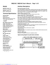 Eletech DM2218C User Manual