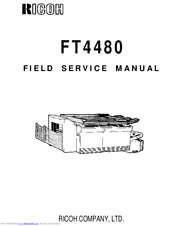 Ricoh FT4480 Field Service Manual