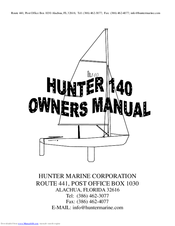 Hunter 140 Owner's Manual