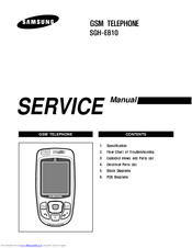 Samsung E810 Service Manual