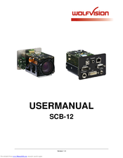 WolfVision SCB-12 User Manual