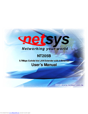 netsys NT205B User Manual