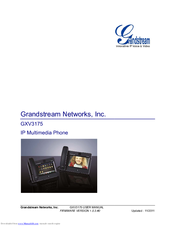 Grandstream Networks GXV3175 User Manual