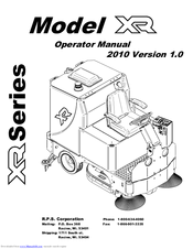 R.P.S. Corporation XR 2010 Operator's Manual