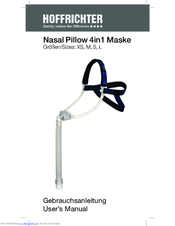Hoffrichter Nasal Pillow 4in1 Mask User Manual