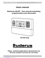 Buderus ModuLink 250 RF User Manual