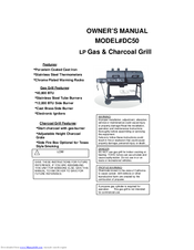 Char-Griller DC50 Owner's Manual