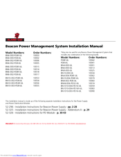 Alarm SAF BN6-000-PD8-UL Operating And Installation Instruction Manual