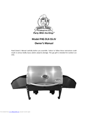 Party King Grills PKG DLX-SS-JV Owner's Manual
