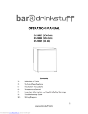 DrinkStuff DS28918 Operation Manual