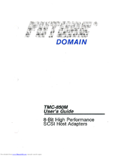 Future Domain TMC-8S0M User Manual