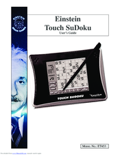 Einstein Touch SuDoku User Manual