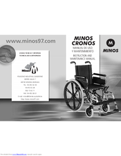 MINOS CRONOS Instruction And Maintenance Manual