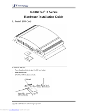 IntelliTrac X Series Hardware Installation Manual
