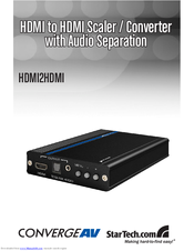 StarTech.com HDMI2HDMI Instruction Manual