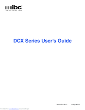 IBC DCX Series User Manual