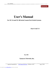 Synaccess NC-16 User Manual