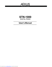 Arius STN-1000 User Manual