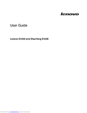 Lenovo ZhaoYang E4430 User Manual