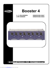 SHOWTEC Booster 4 User Manual