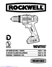 Rockwell RK2613K2 Manual For Use