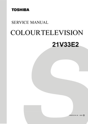 Toshiba 21V33E2 Service Manual
