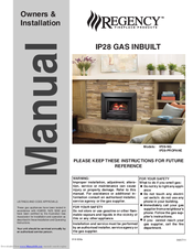 Regency IP28-LPG Owners & Installation Manual
