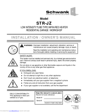 Schwank STR-JZ Installation & Owner's Manual