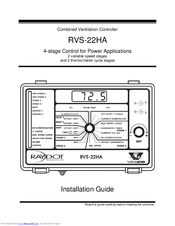 Ray-Dot RVS-22HA Installation Manual