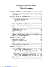 Grancom OP-4E1+ETH+32Vo User Manual