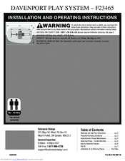 Solowave F23465 Installation And Operating Instructions Manual