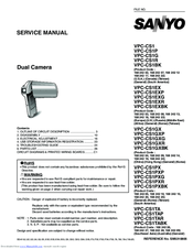 Sanyo VPC-CS1P - Full HD 1080 Video Service Manual