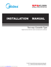 Midea MDV-D Series Installation Manual