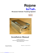 Rojone EziTraK Installation Manual