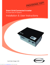 Grant AS 3.0 Installation & User's Instructions