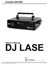 STARVILLE ColorStar 500 RGB Owner's Manual