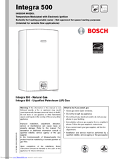 Bosch Integra 500 Installation Manual